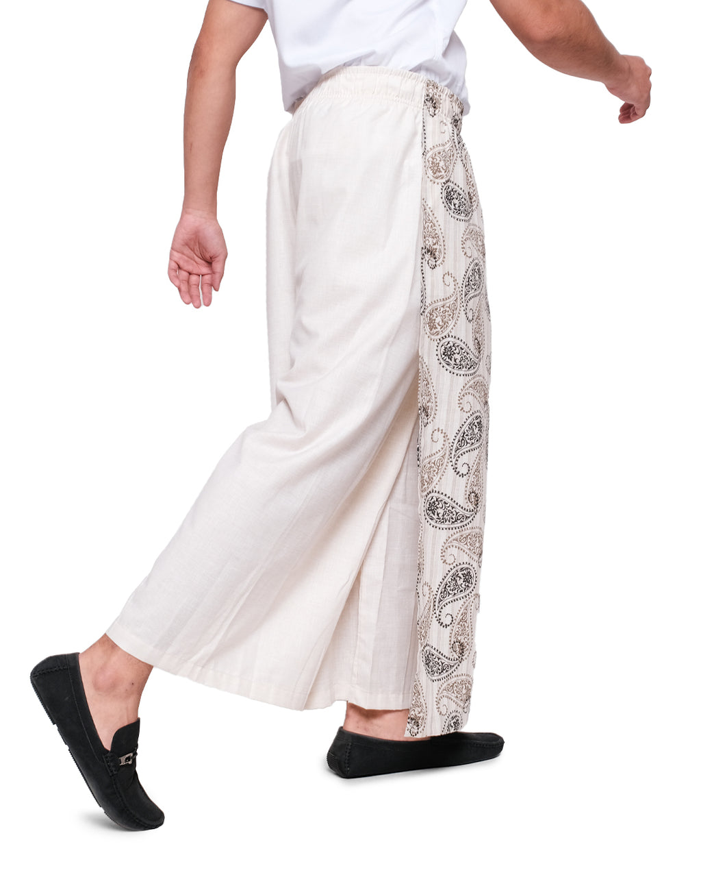 MOC Sarung Pria OBAMME 1 - CREAM