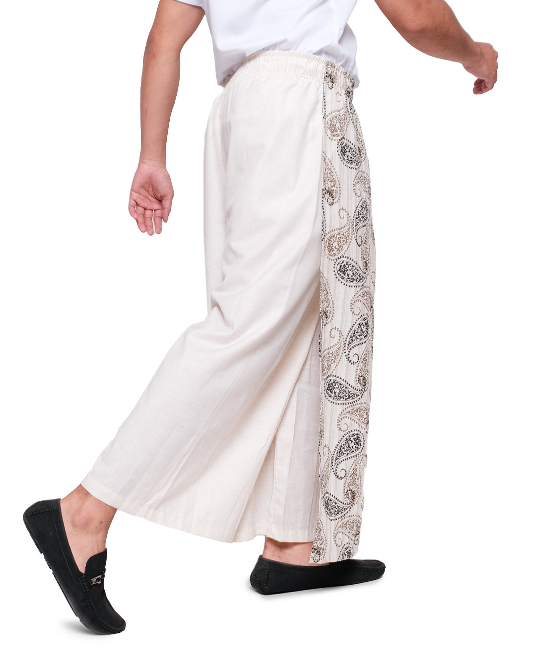 MOC Sarung Pria OBAMME 1 - CREAM