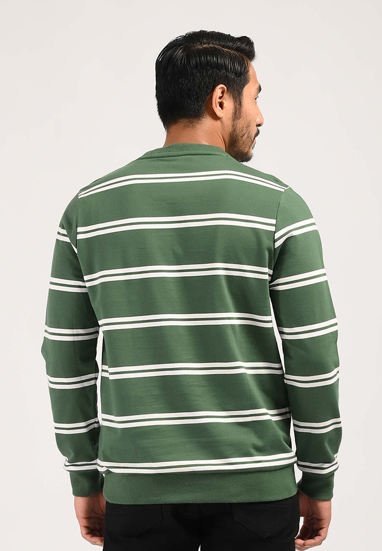 MOC Sweatshirt Lengan Panjang Pria HAGRID-GREEN