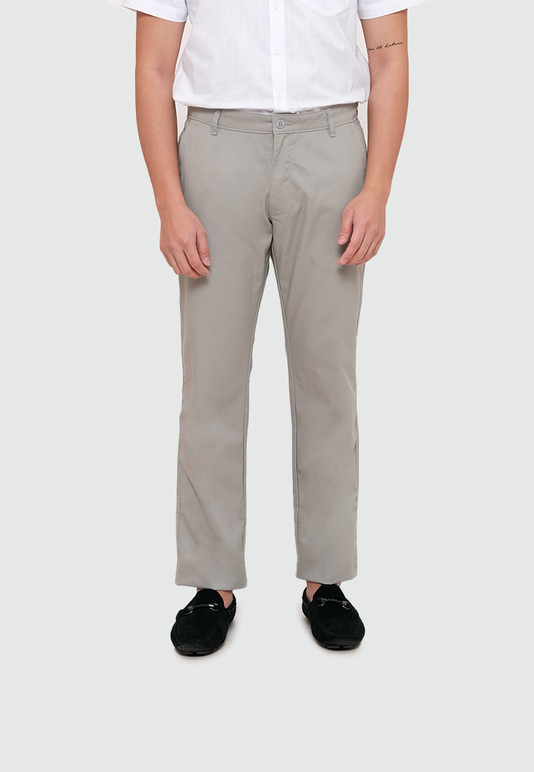 MOC Celana Panjang Pria Regular Fit  JASPER - LIGHT GREY