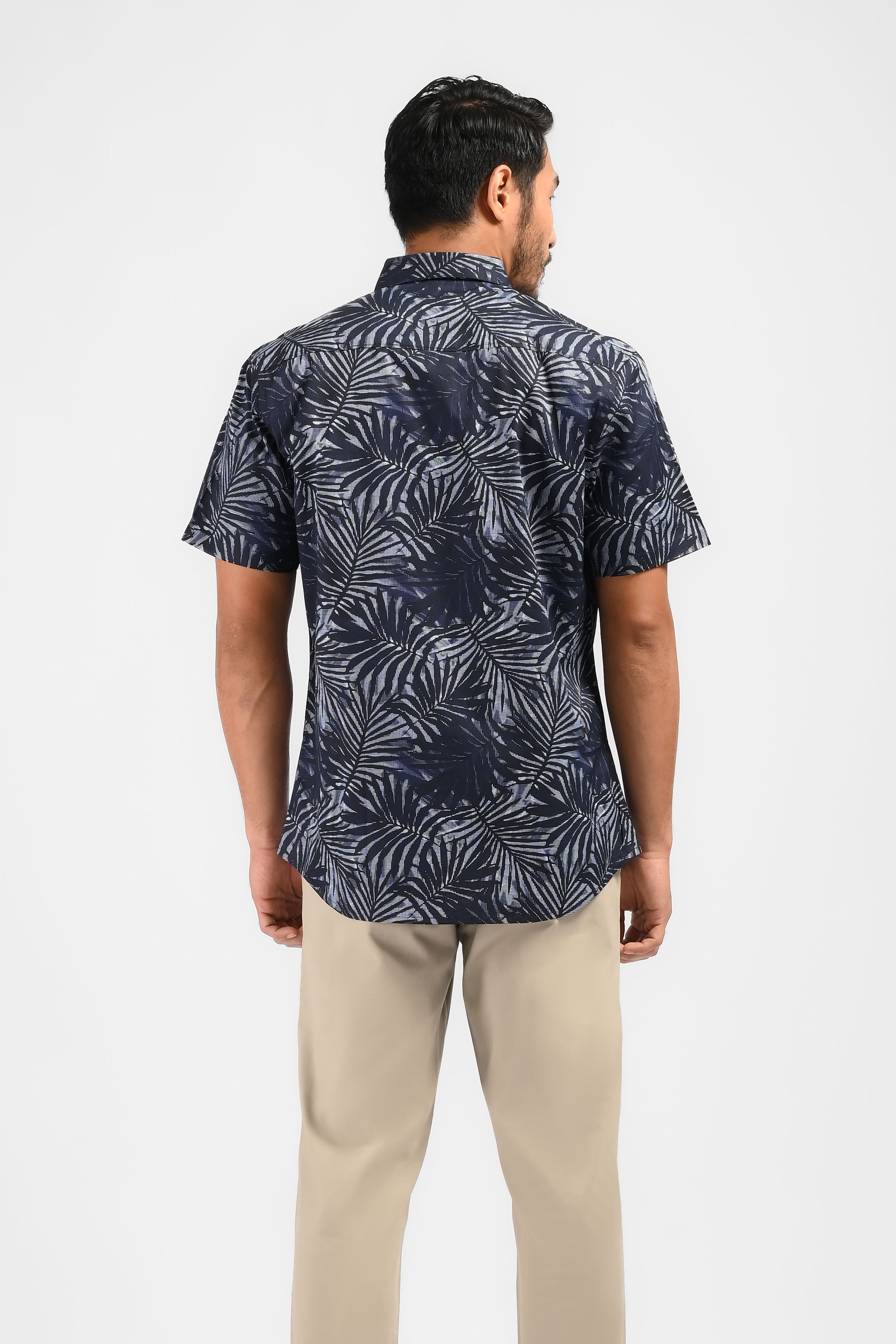 MOC Kemeja Lengan Pendek Pria PEYTON-NAVY