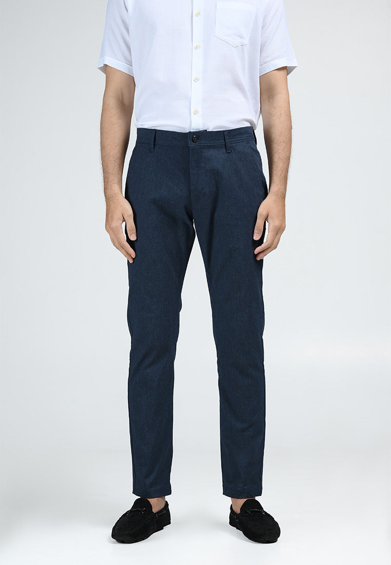 MOC Celana Panjang Pria Slim Fit FORWARD-NAVY