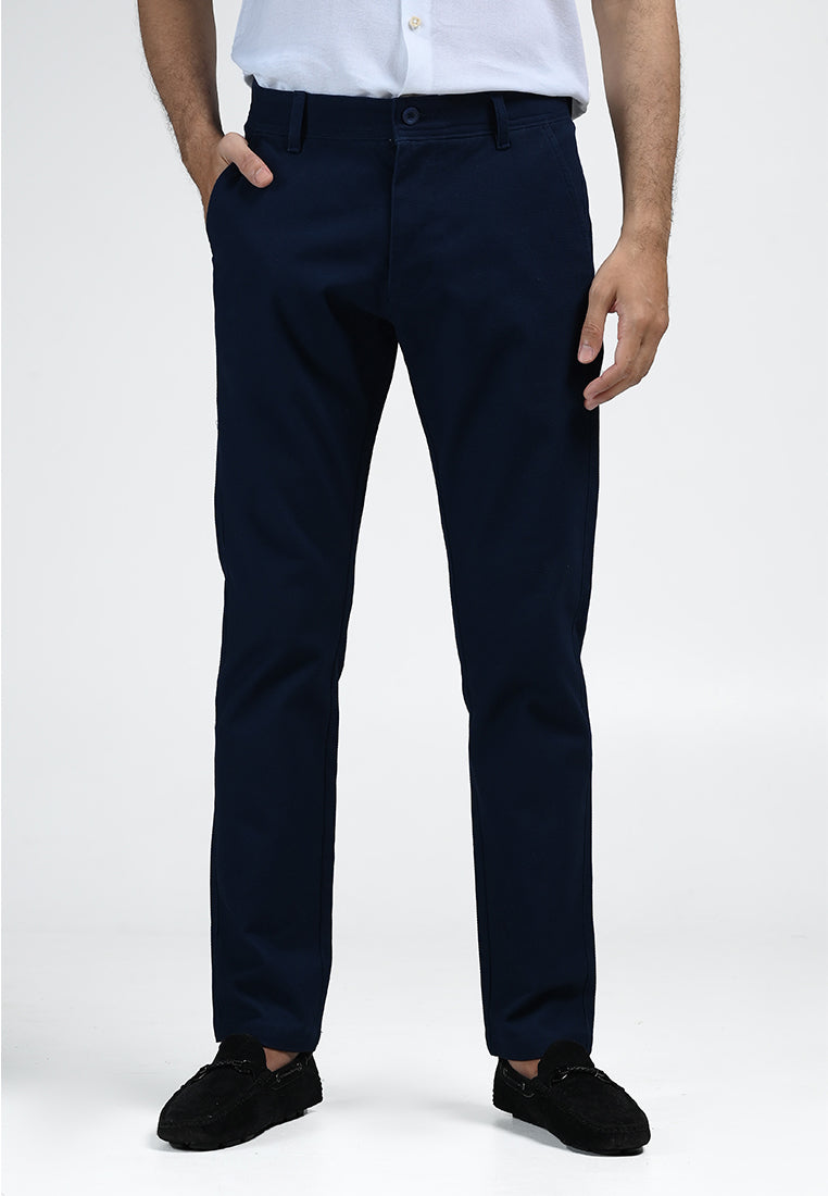 MOC Celana Panjang Pria Slim Fit BERNARD-NAVY