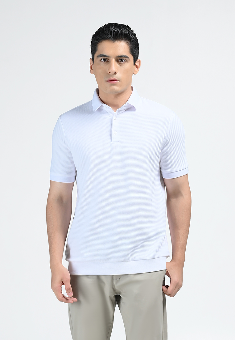MOC Kaos Polo Lengan Pendek Pria KORTZY-WHITE