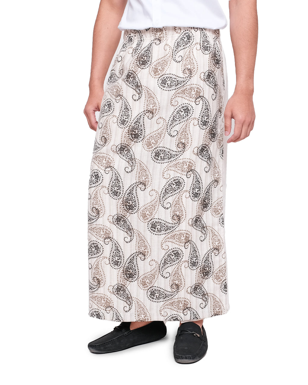 MOC Sarung Pria OBAMME 1 - CREAM