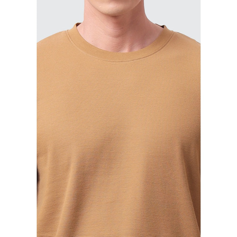 MOC Kaos Lengan Panjang Pria PASCAL - BROWN