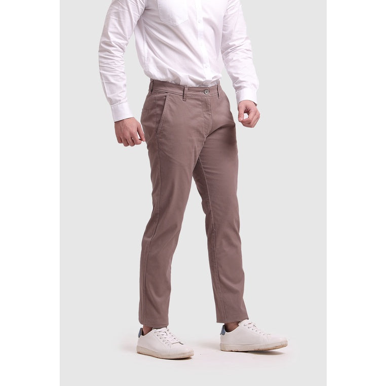 MOC Celana Panjang Pria STANFORD - DARK BROWN