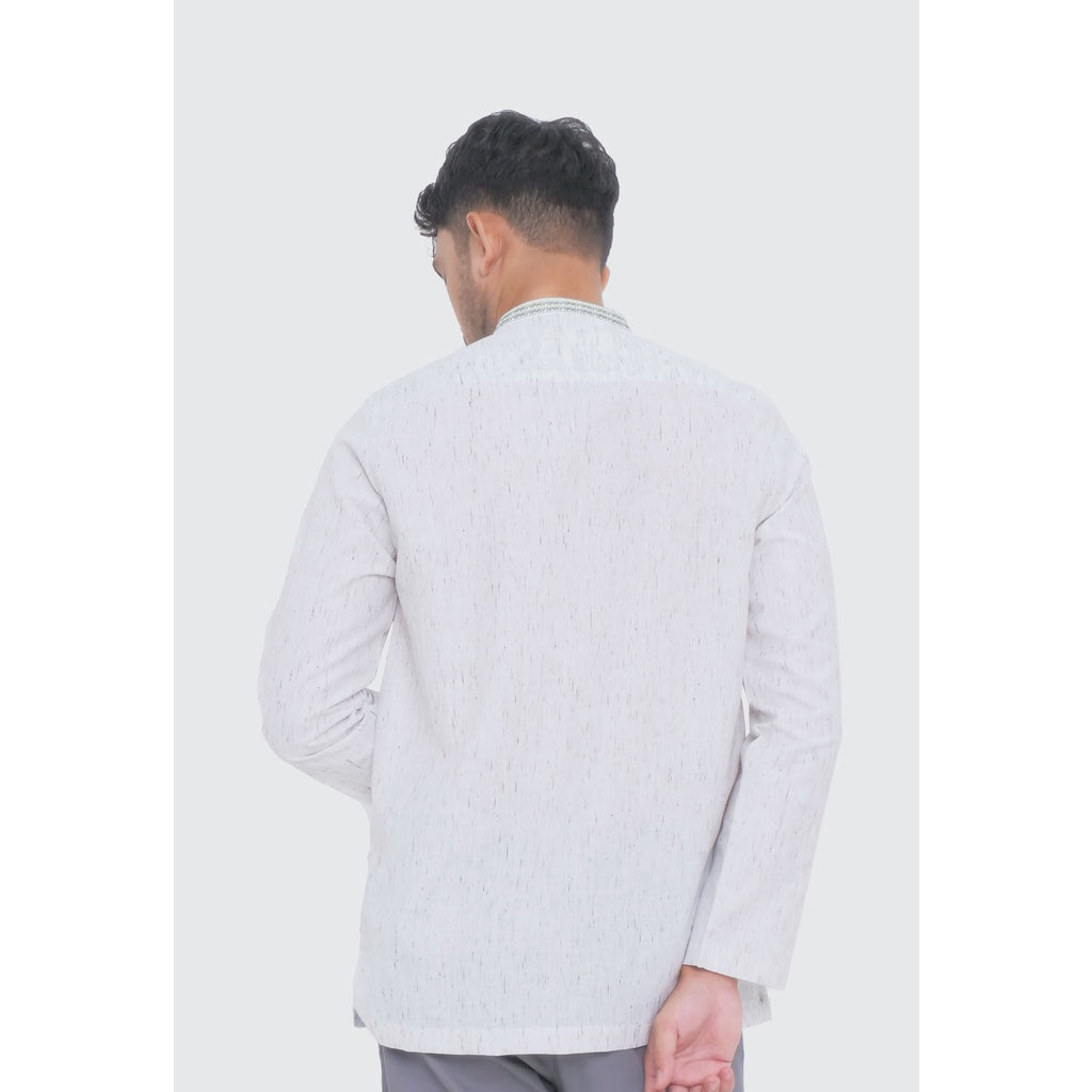 MOC Kemeja Koko Lengan Panjang Pria AFFOGATO - LIGHT BLUE