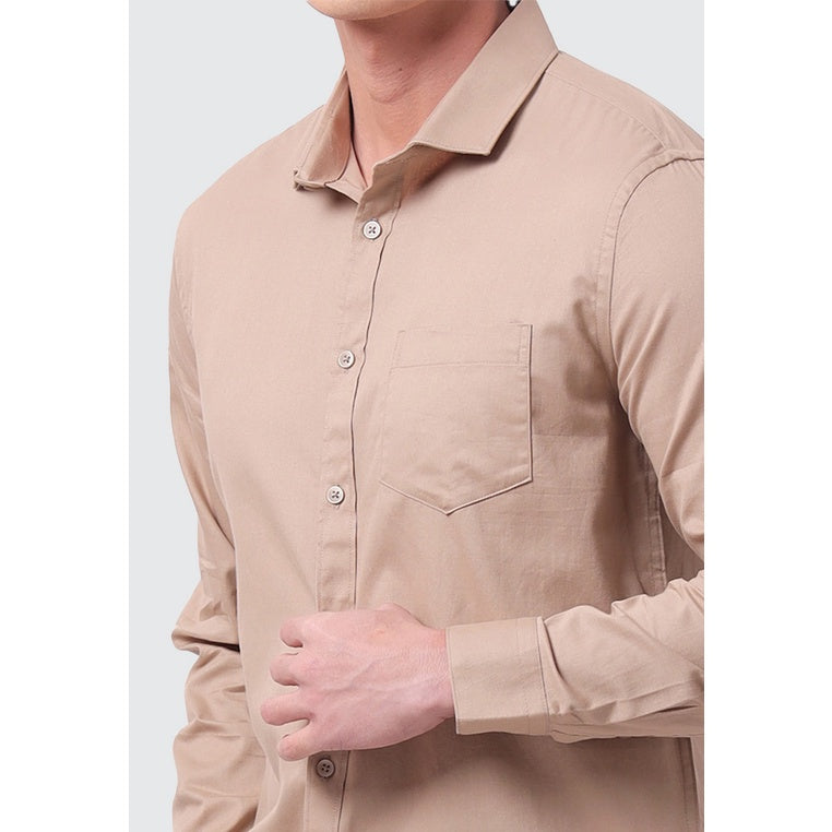 MOC Kemeja Lengan Panjang Pria COOPER - KHAKI