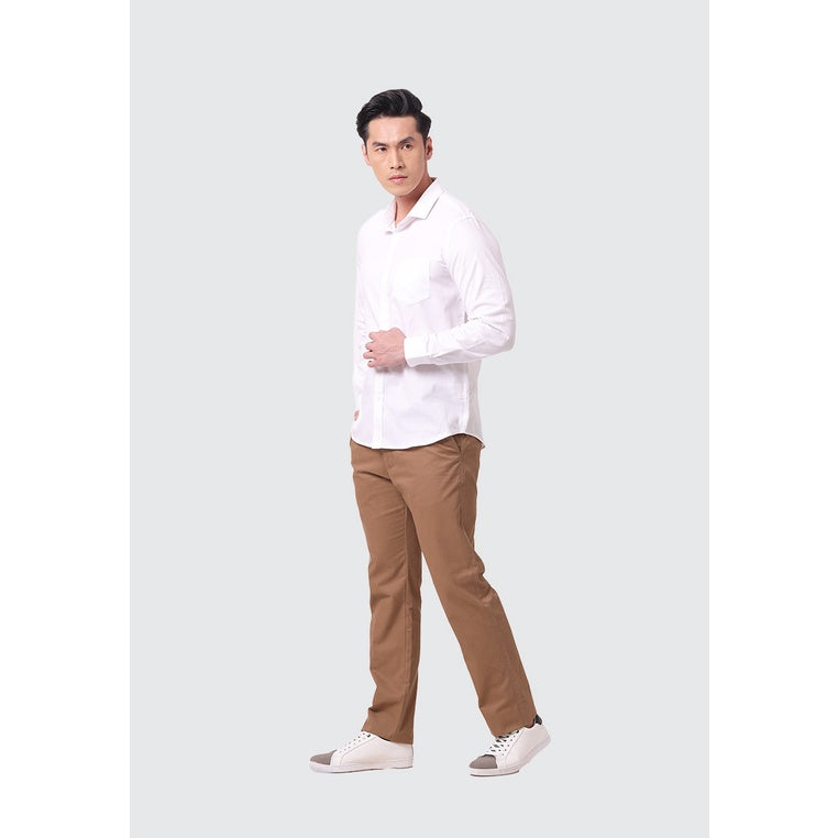 MOC Kemeja Lengan Panjang Pria COOPER - WHITE