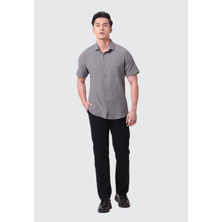 MOC Kemeja Lengan Pendek Pria CURTIS - GREY