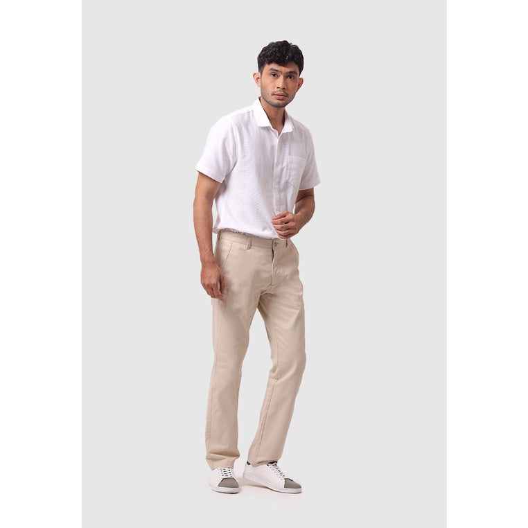 MOC Celana Panjang Pria Regular Fit JASPER - LIGHT BEIGE