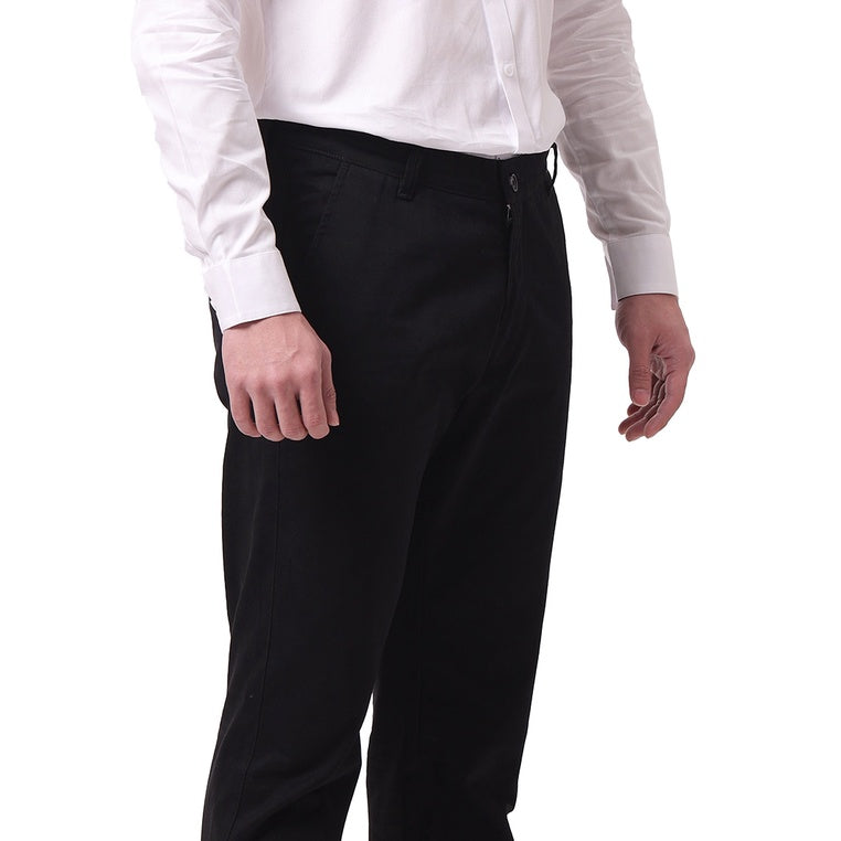MOC Celana Panjang Pria Regular Fit JASPER - BLACK