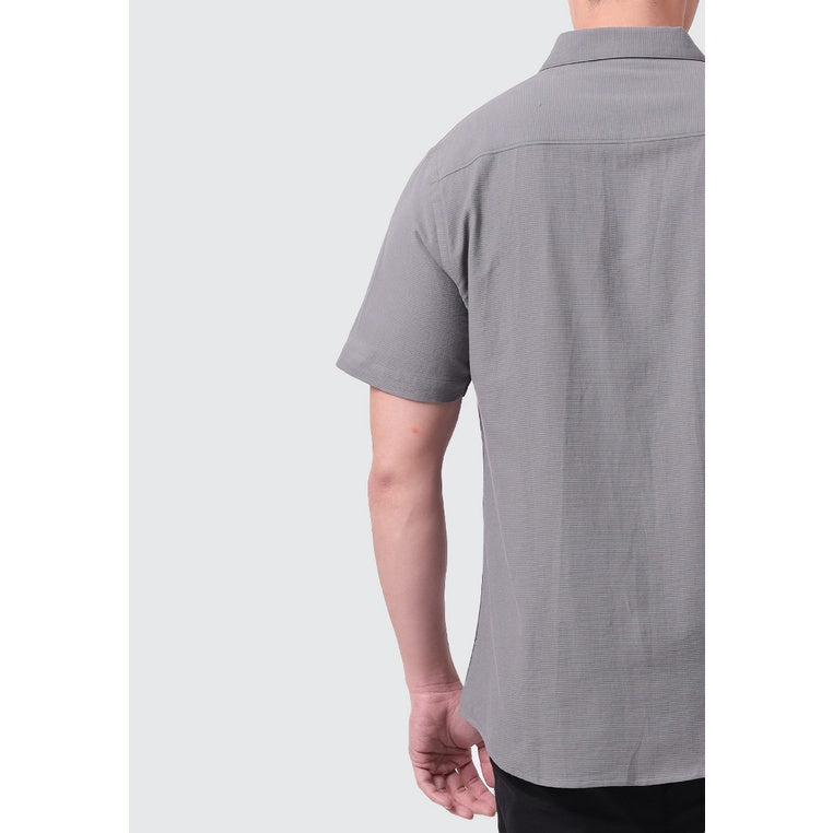 MOC Kemeja Lengan Pendek Pria CURTIS - GREY