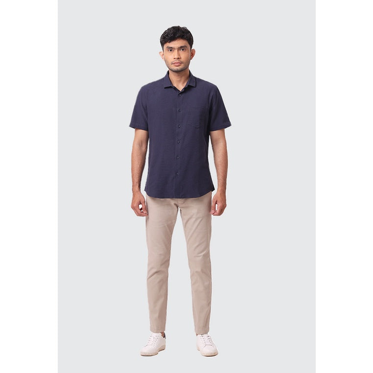 MOC Kemeja Lengan Pendek Pria CURTIS - NAVY