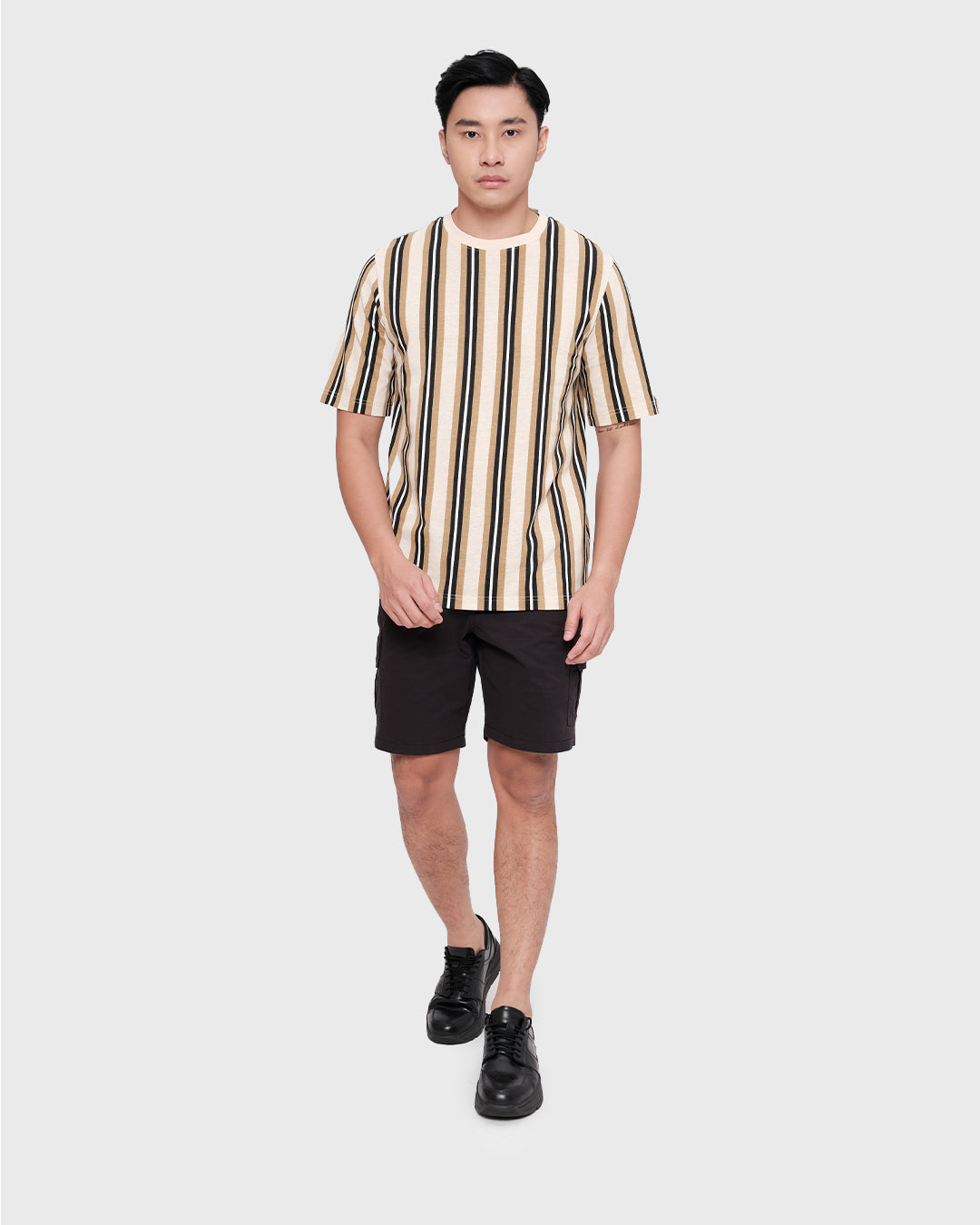 MOC Kaos Lengan Pendek Pria DERBY4 - BEIGE
