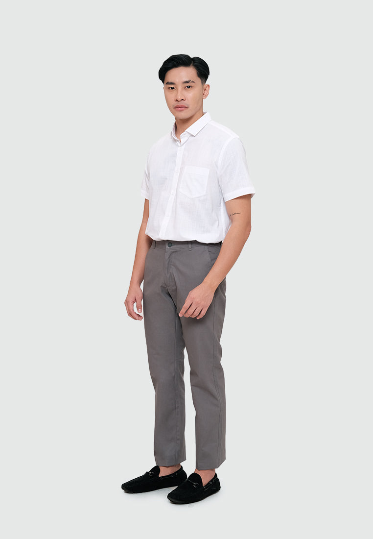 MOC Celana Panjang Chinos Pria Reguler Fit HARRINGTON - Dark Grey