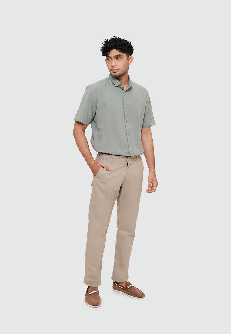 MOC Celana Panjang Chinos Pria Reguler Fit HARRINGTON - Khaki