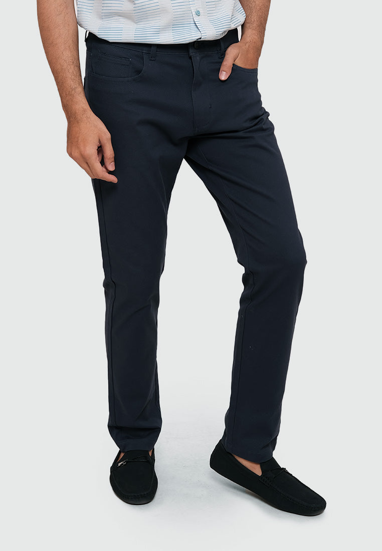 MOC Celana Panjang Chinos Pria Slim Fit HOVE-NAVY