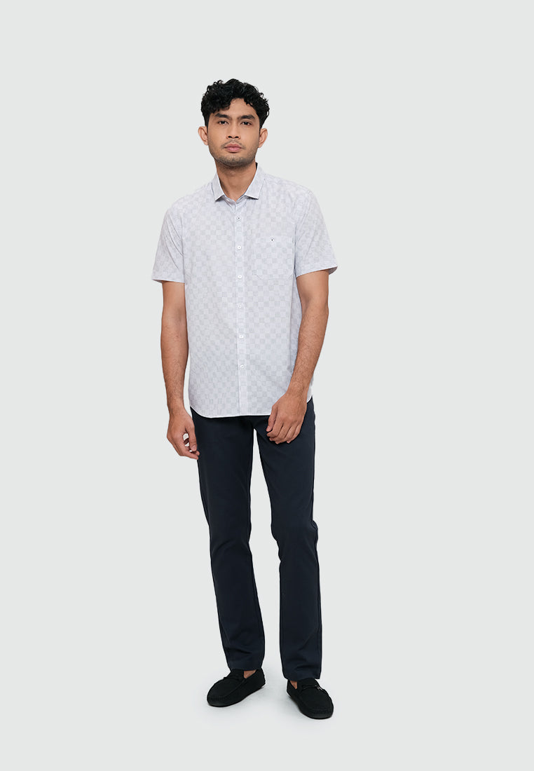 MOC Kemeja Lengan Panjang Pria EMRYL - WHITE