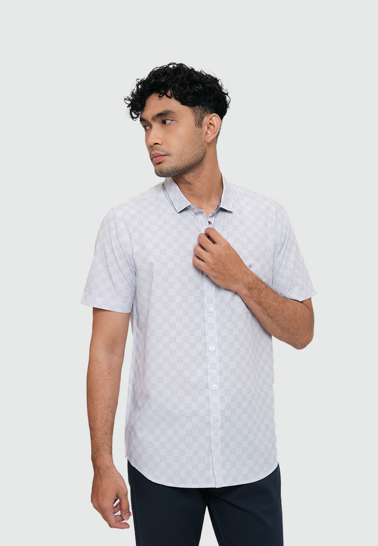 MOC Kemeja Lengan Panjang Pria EMRYL - WHITE
