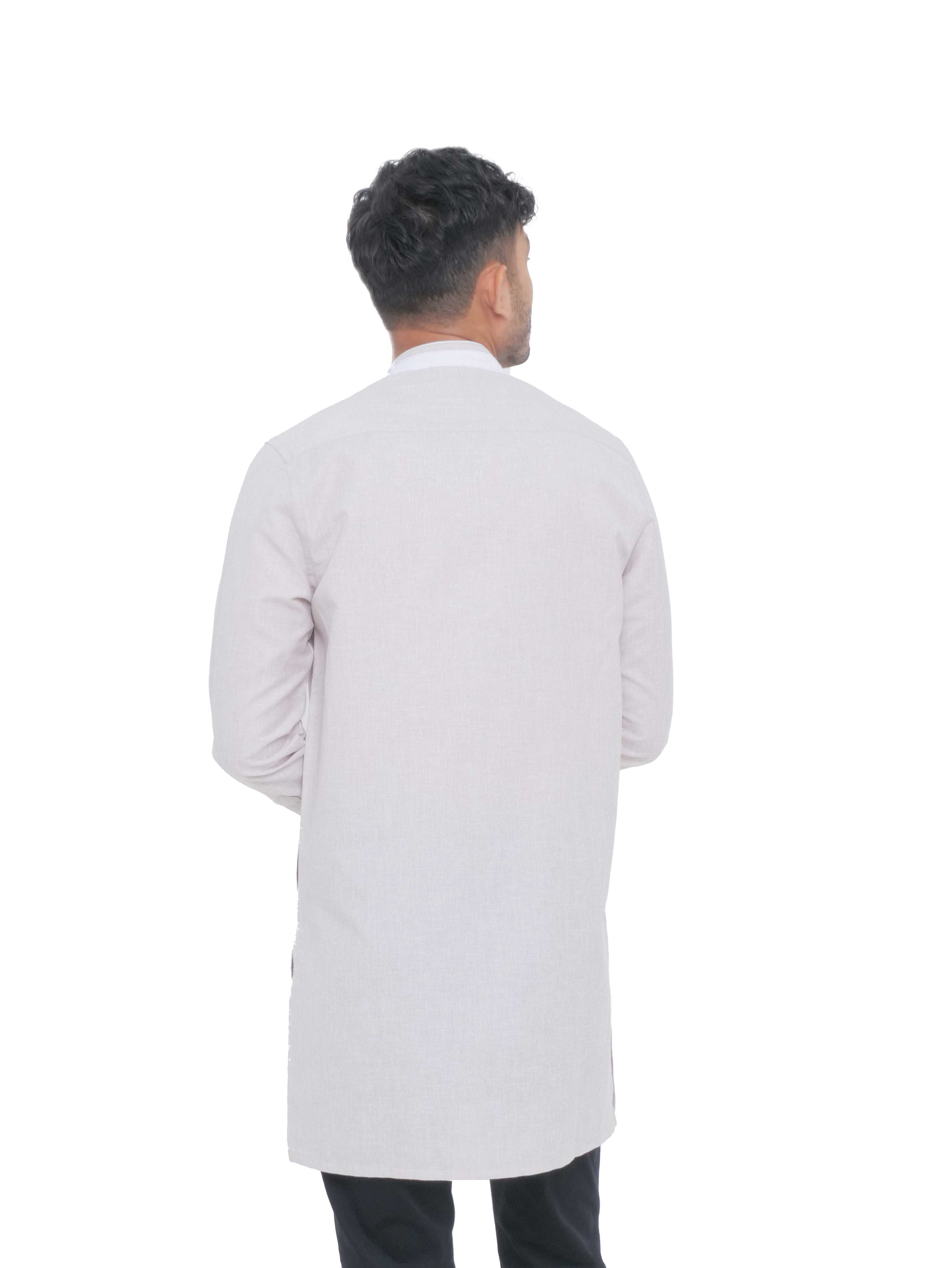 MOC Gamis Pria Lengan Panjang USTAR - KHAKI