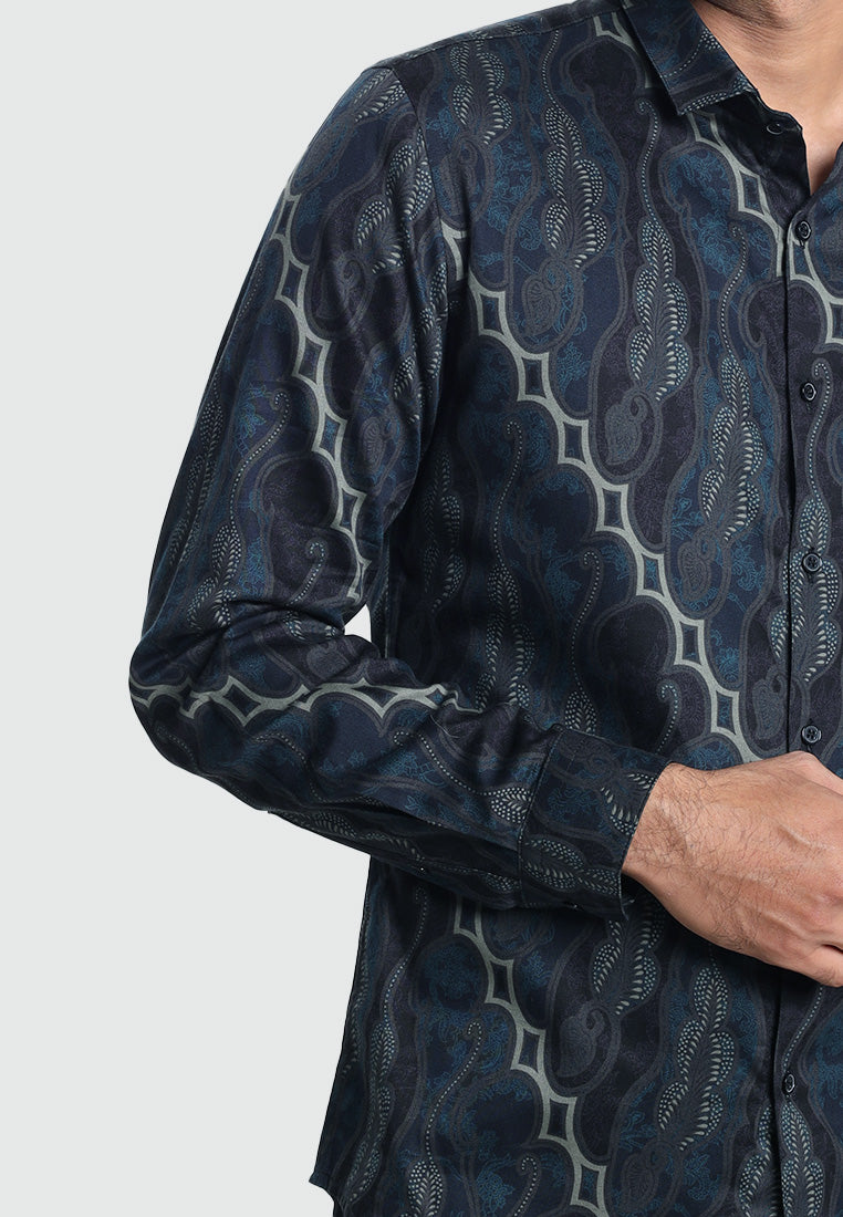 MOC Kemeja Batik Lengan Panjang Pria SUMA 04-TOSCA
