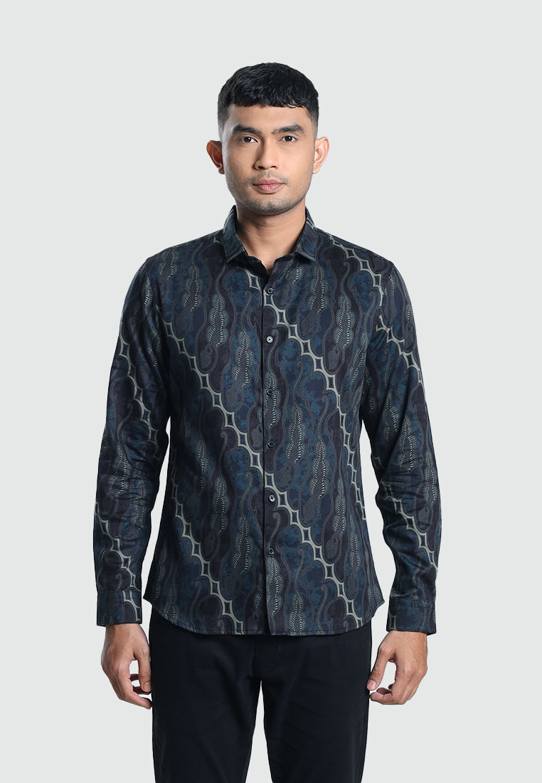 MOC Kemeja Batik Lengan Panjang Pria SUMA 04-TOSCA