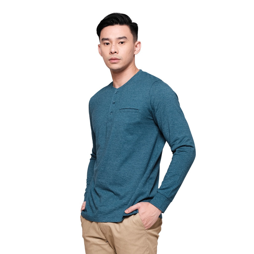 MOC Kaos Lengan Panjang Pria ELTHAM - TOSCA