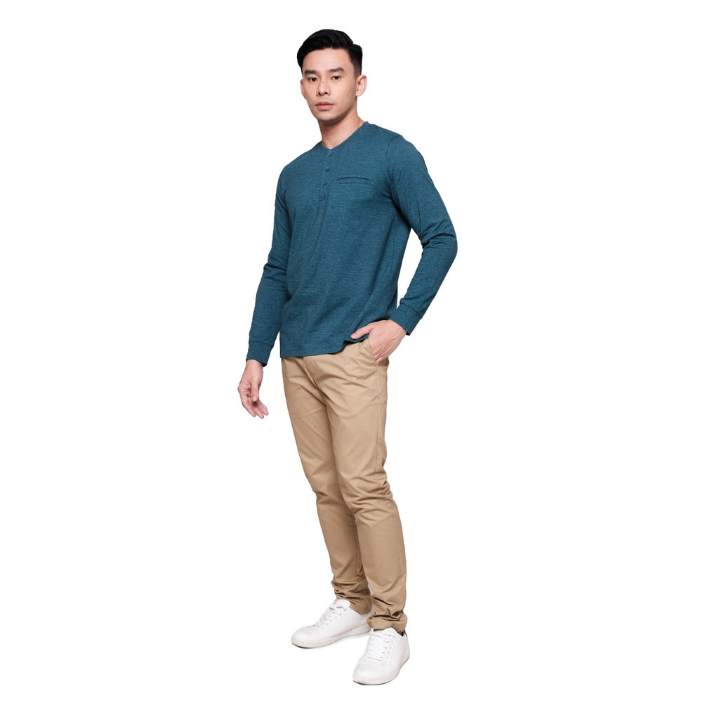 MOC Kaos Lengan Panjang Pria ELTHAM - TOSCA