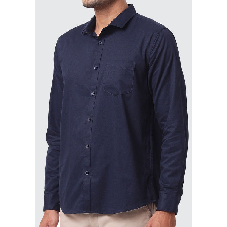 MOC Kemeja Lengan Panjang Pria COOPER - NAVY