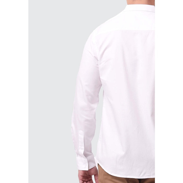 MOC Kemeja Lengan Panjang Pria DOVERCO - WHITE