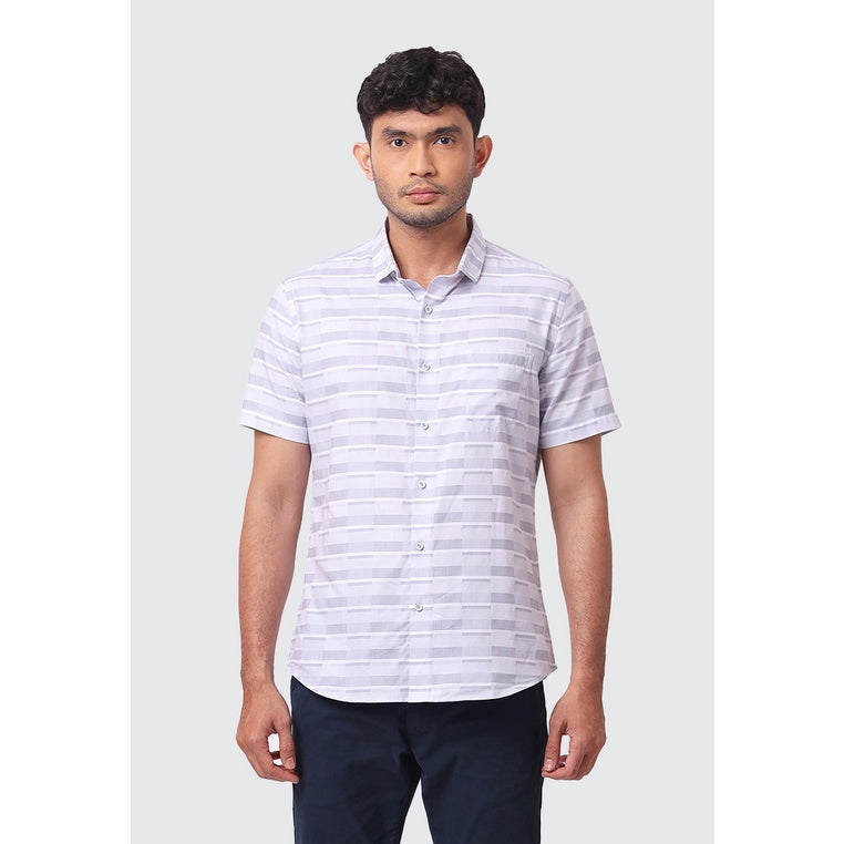 MOC Kemeja Lengan Pendek Pria PITFIELD - GREY