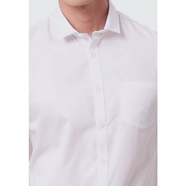 MOC Kemeja Lengan Panjang Pria DOVERCO - WHITE
