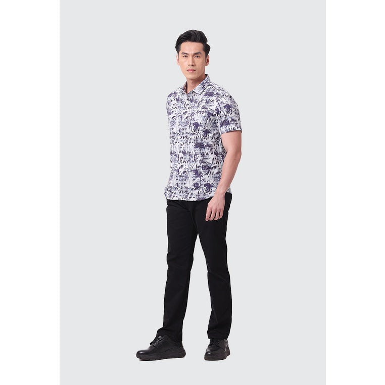 MOC Kemeja Lengan Pendek Pria SAWYER - NAVY