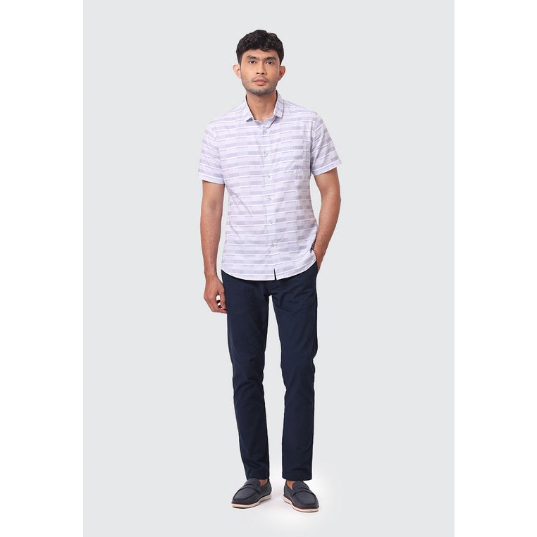 MOC Kemeja Lengan Pendek Pria PITFIELD - GREY